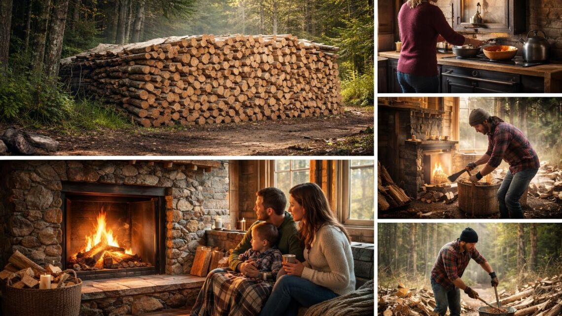 Découvrez combien de temps avec 5 stère de bois cela vous durera selon votre usage !