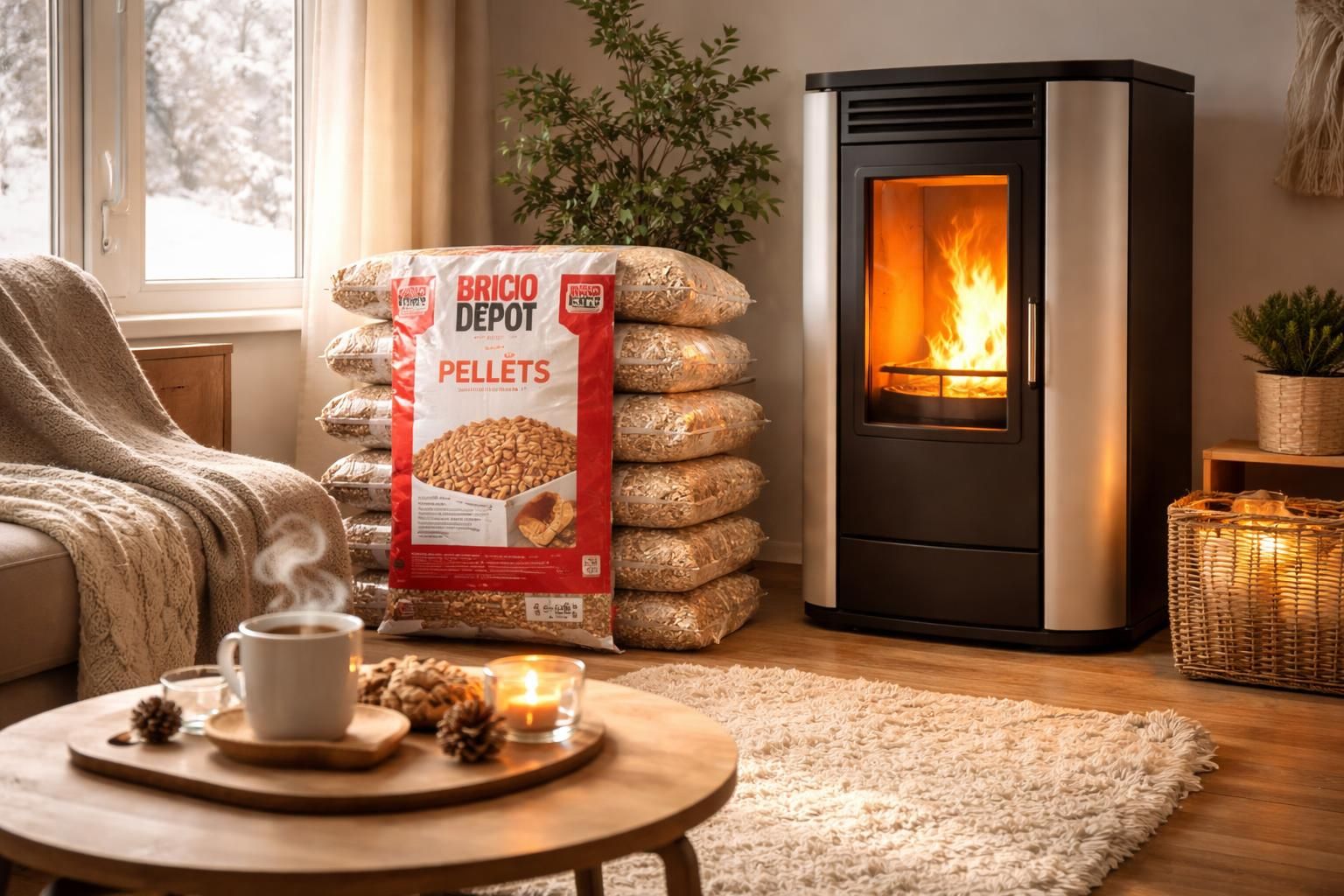 découvrez comment économiser sur votre chauffage en 2026 grâce aux prix compétitifs des pellets chez brico dépôt. guide d'achat complet pour choisir les meilleurs pellets et réduire votre facture.