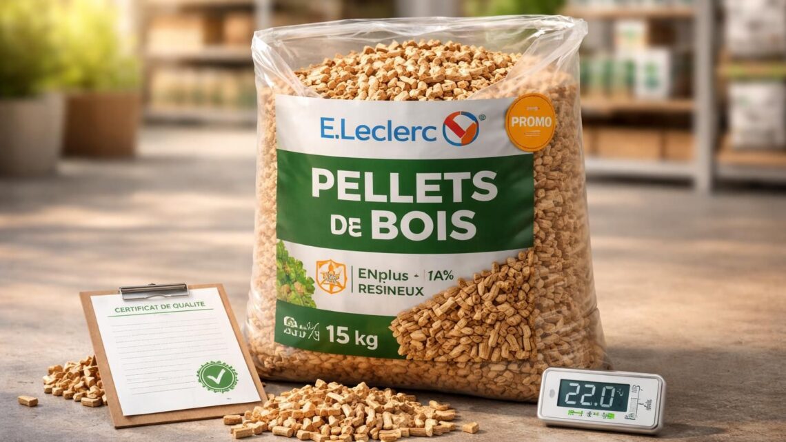 Quels sont les critères de qualité des pellets de Leclerc en promotion ?