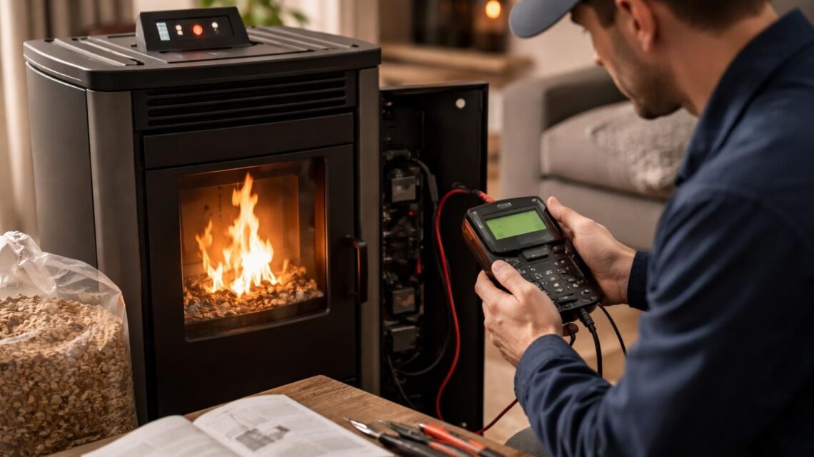 Ce que signifie réellement le code erreur du poêle à granulés et comment y remédier