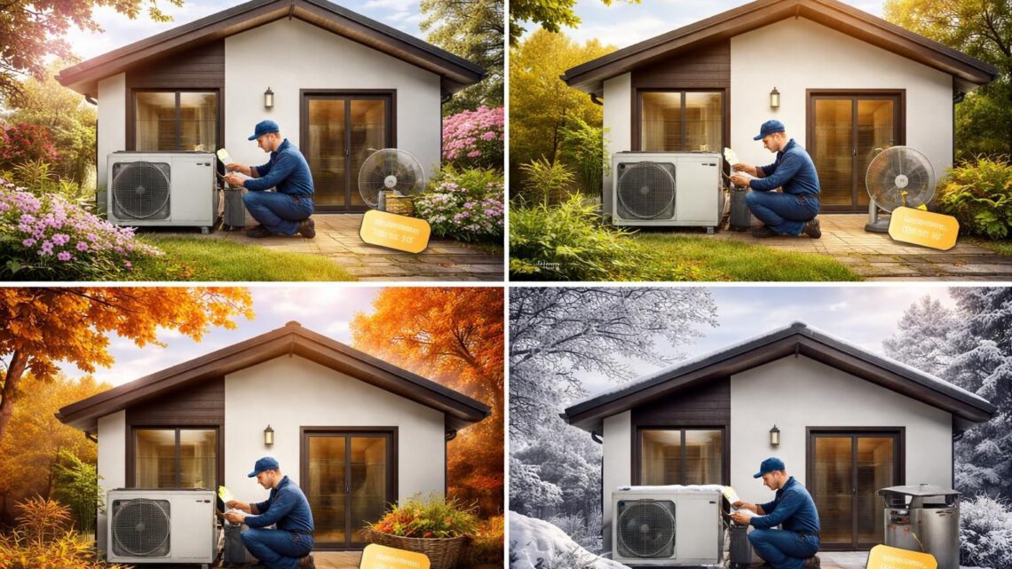 Comment le prix d&rsquo;une pompe à chaleur pour une maison de 80m2 varie selon les saisons