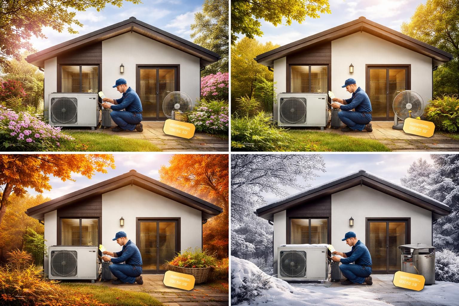 découvrez comment le prix d'une pompe à chaleur pour une maison de 80m² évolue selon les saisons et optimisez votre investissement en chauffage.