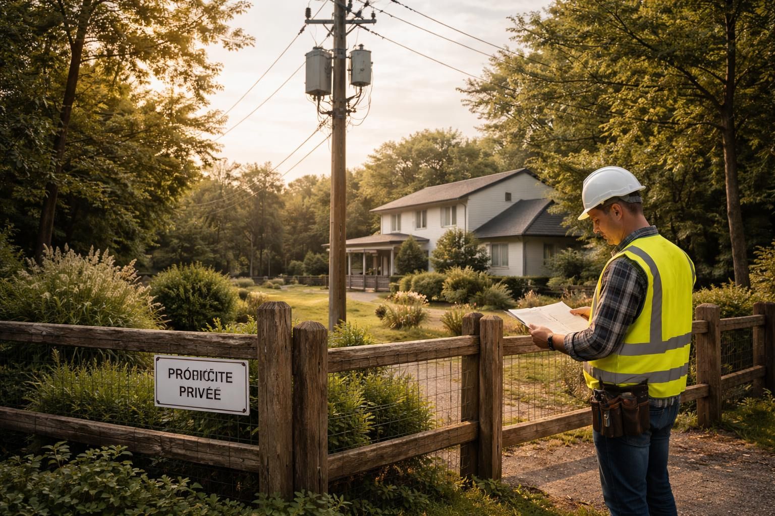 découvrez comment fonctionne l'indemnisation en cas d'installation d'un poteau électrique sur terrain privé, ses démarches et les implications juridiques à connaître.