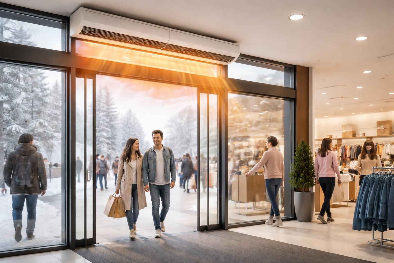 découvrez comment les rideaux d'air chaud industriels optimisent la gestion thermique des espaces commerciaux en améliorant le confort, réduisant les coûts énergétiques et assurant une meilleure isolation.
